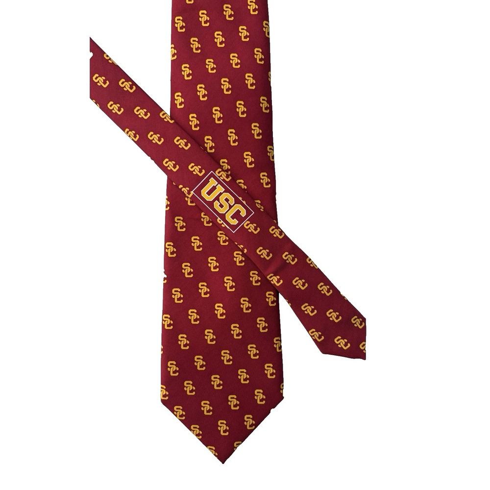 Vineyard Vines USC Trojans Silk Tie Necktie Red Gold USA Made